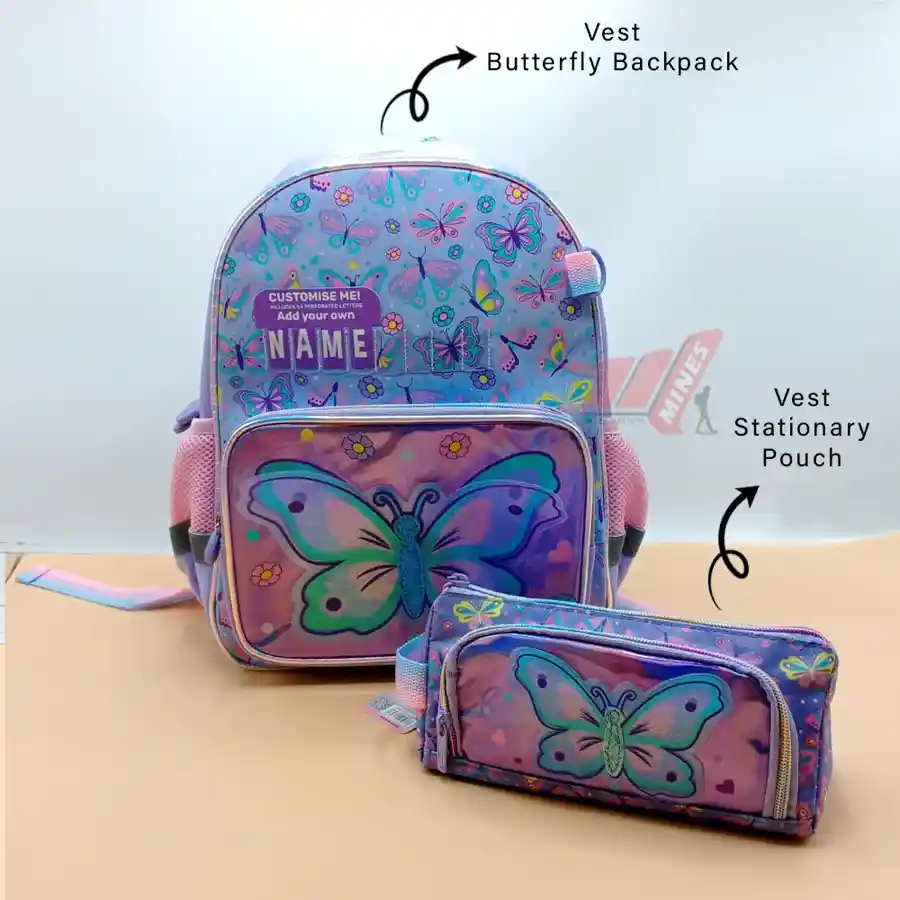 MINES — Vest butterfly Backpack with Pouch