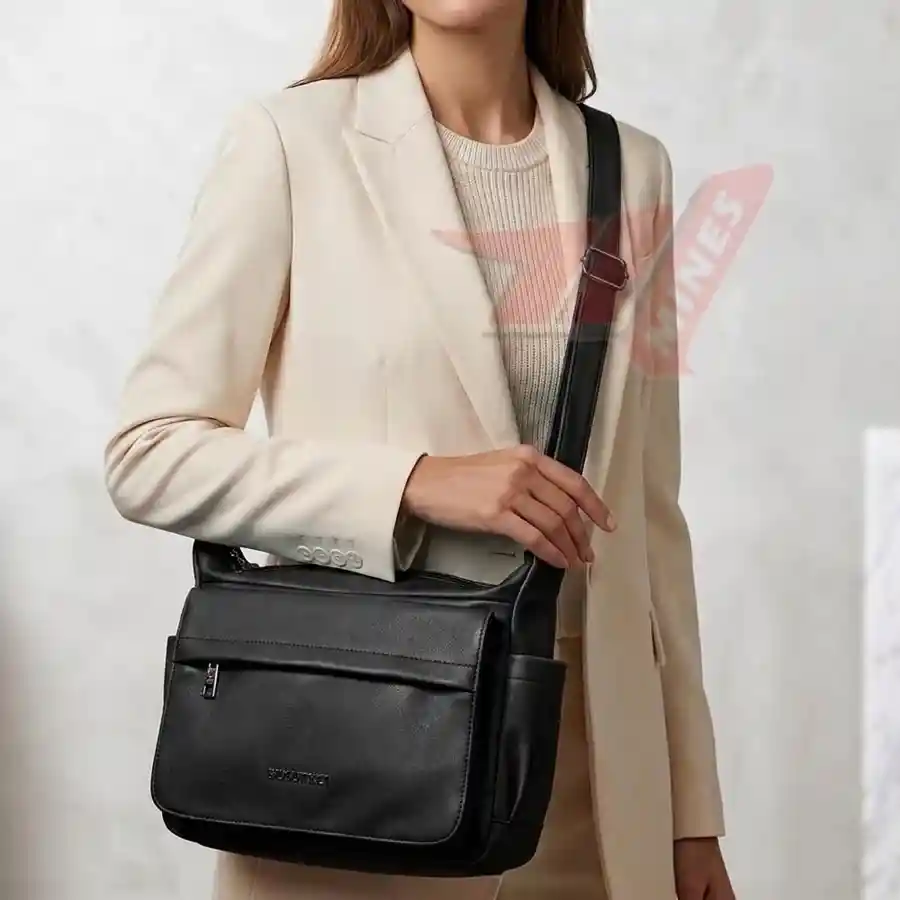 MINES — Maximus Trego Leather Handbag – Handbag for Women / Girls