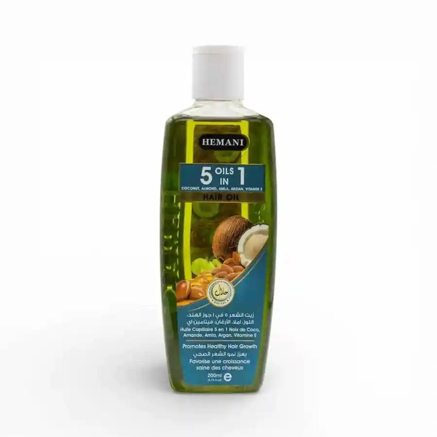 Hemani — 5 In 1 Herbal Hair Oil 200ml