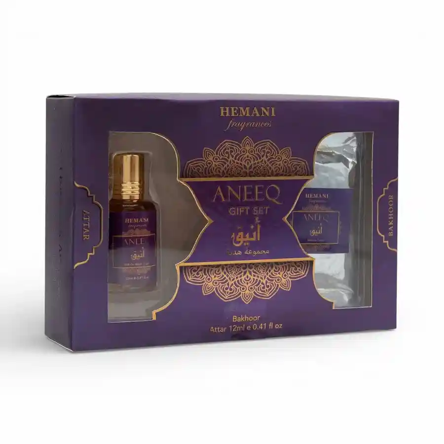 Hemani — Aneeq Bakhoor & Attar Gift Set 12ml