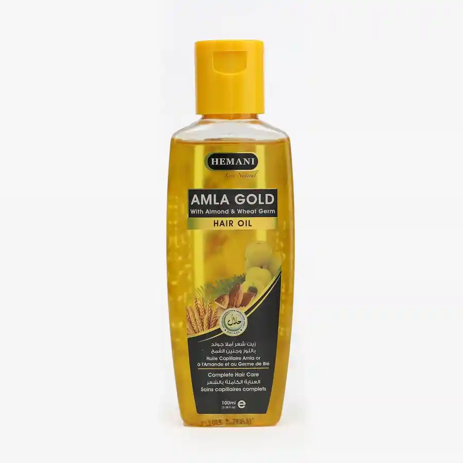 Hemani — Amla Gold Oil with Almond & Wheatgerm 100ml