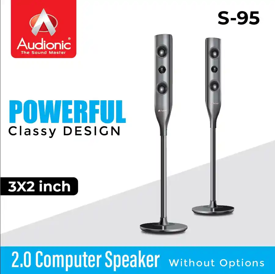 Audionic — S-95 2.0 Computer Speaker