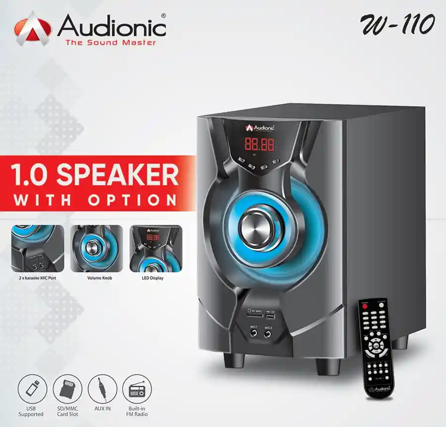 Audionic — Computer multimedia speaker 1.0 with w-110