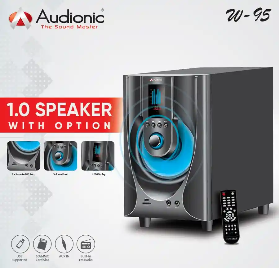 Audionic — W-95 1.0 multimedia speaker