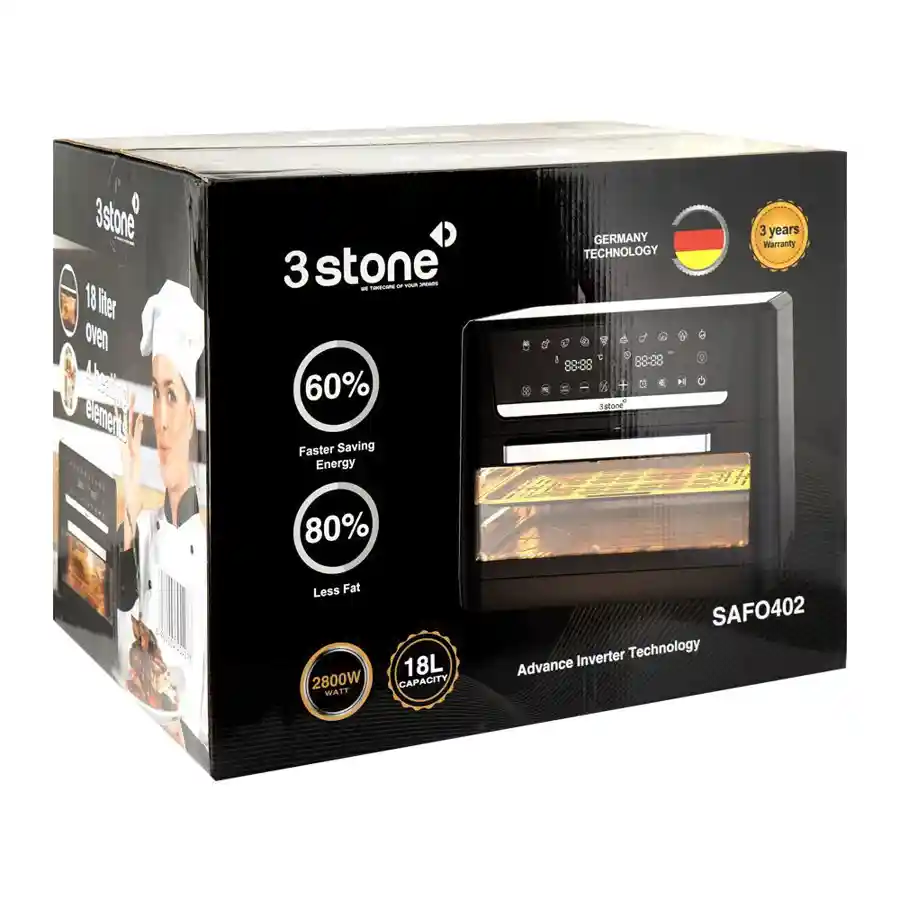 3 Stone Airfryer Oven 18 Litters SAFO402