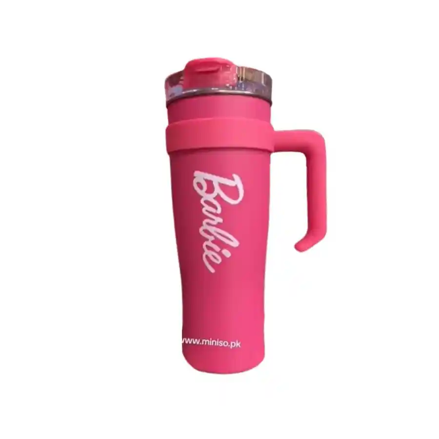 Miniso — Barbie Collection Steel Cup with Straw (1600mL)