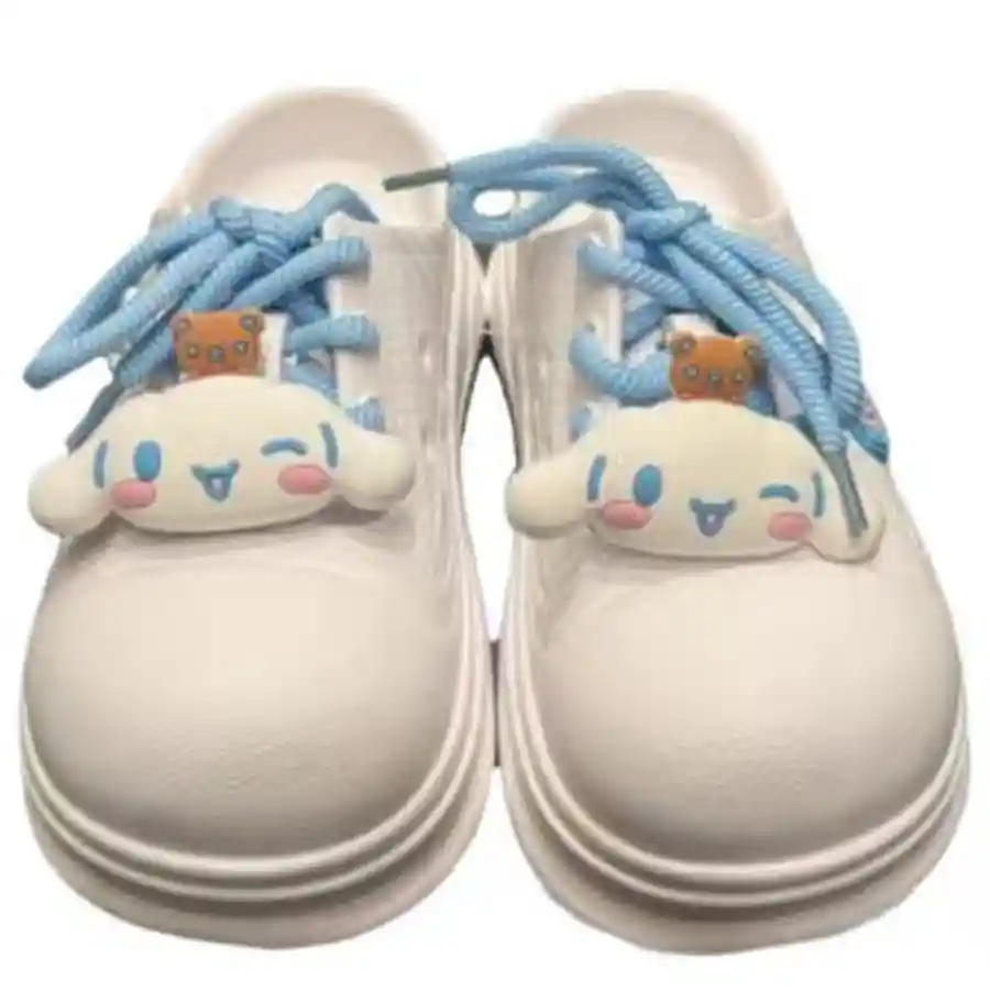 Miniso — (37-38) Cinnamoroll Lace Up Clogs
