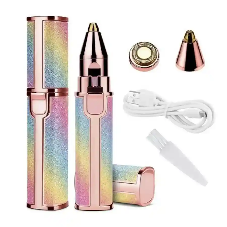 2in1 Electric Eyebrow Trimmer and Shaver Rechargeable Hair Remover for All Parts Use in Pen Flawless Hair Remover Rechargeable Painless Precision Eyebrow Trimmer and Eyebrow Razor
