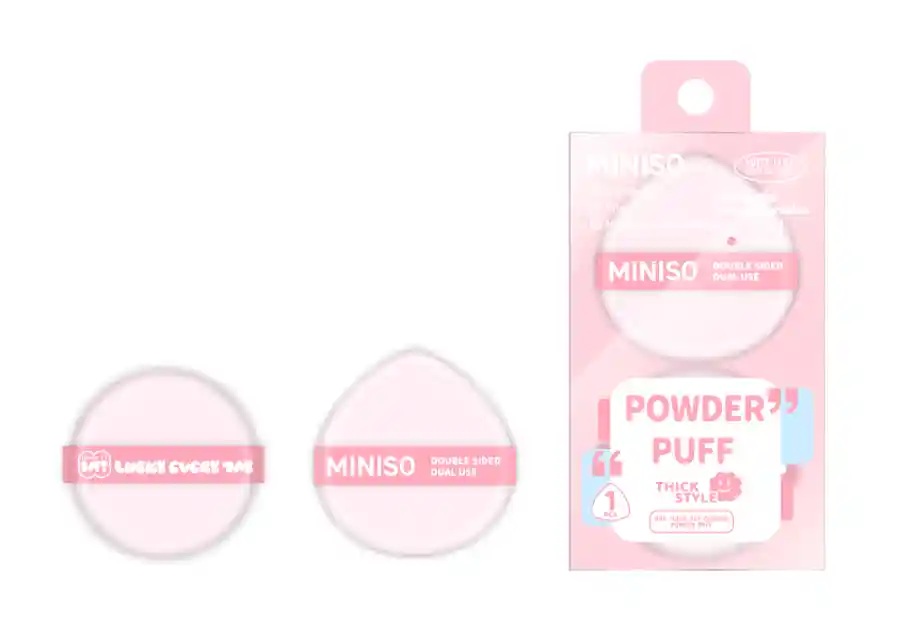 Miniso — Bloom & Glow Series Cushion Puff Set (2 pcs)