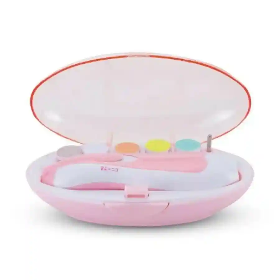 6 In 1 Electric Nail Grinder, Electric Baby Nail Trimmer CHILDREN'S Scissors, Baby Nail Care, Nail Trimmer Manicure,Blue/Pink