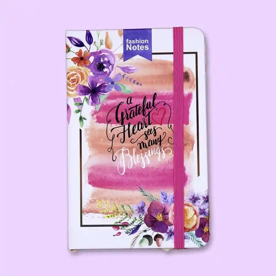A Grateful Heart Sees Many Blessings Journal Notebook