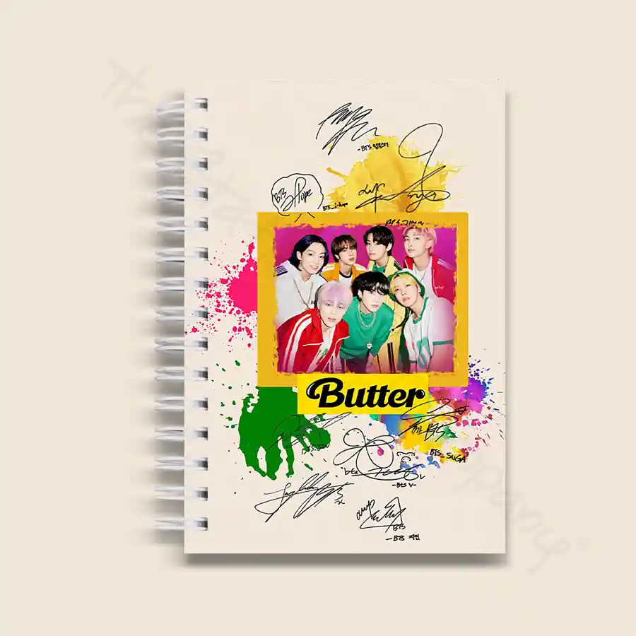 BTS Spiral Notebook Style 68