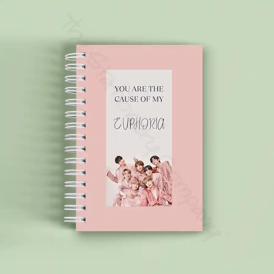 BTS Spiral Notebook Style 122