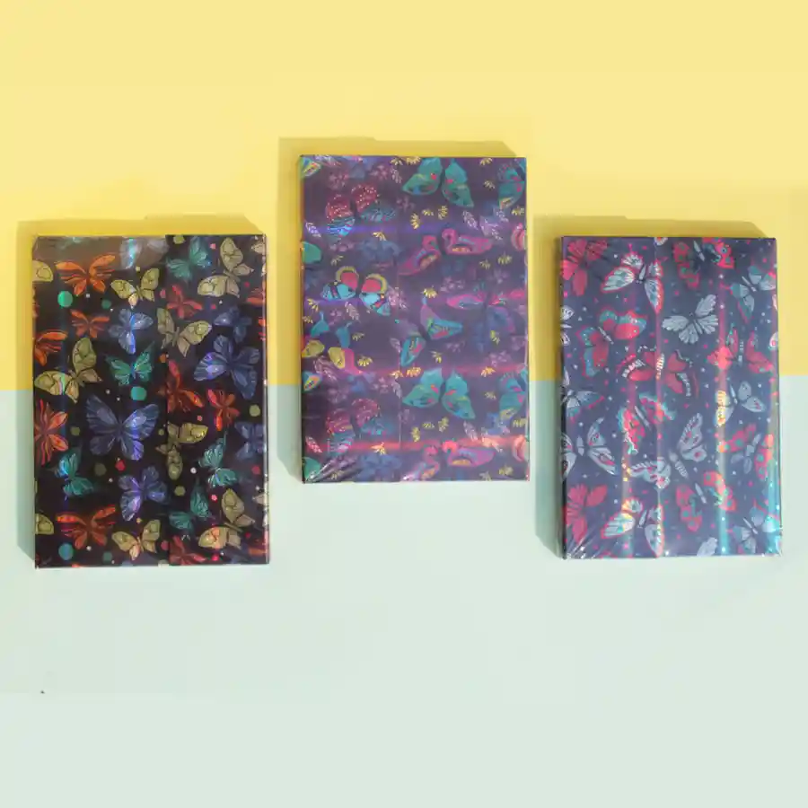 Butterfly Foil Journals Notebook