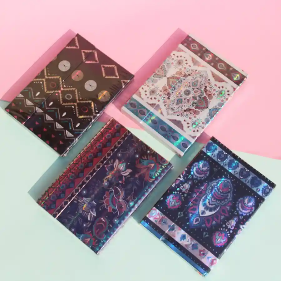 Bohemian art Style 2 Foil Journal Notebook