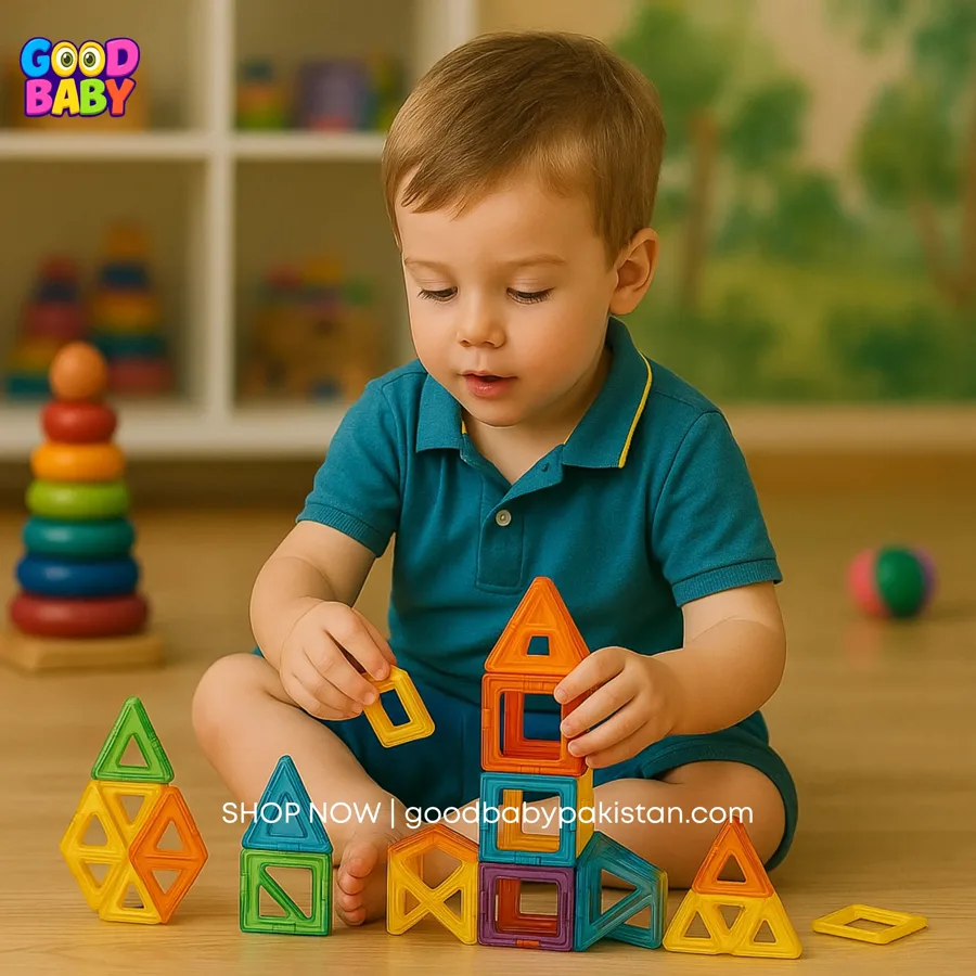Goodbaby — 25+ PCS Building Tiles STEM Toy for Kids