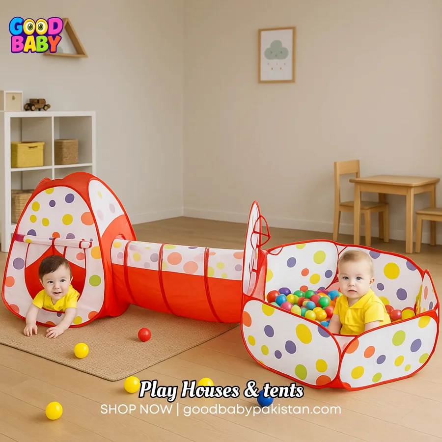 Goodbaby — 3-in-1 Kids Play Tent & Tunnel Set