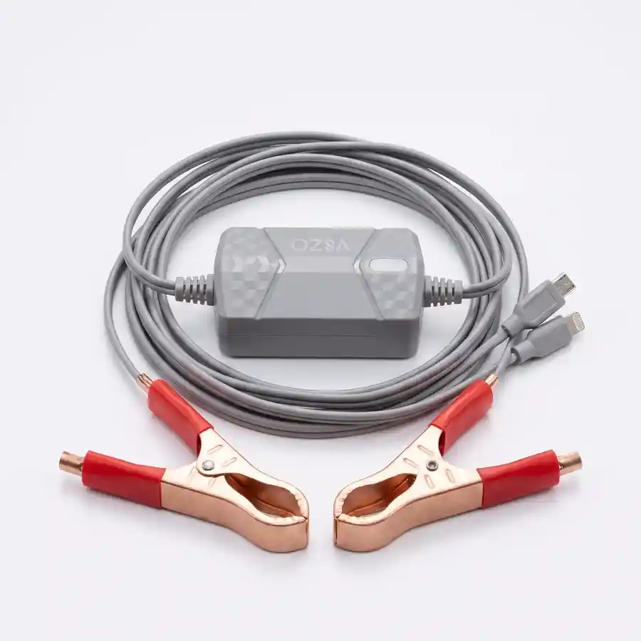 Vizo V6000 Nexvolt 4-in-1 DC Clip Charger, Dual USB Output, Type-C & Micro USB, 3500mA
