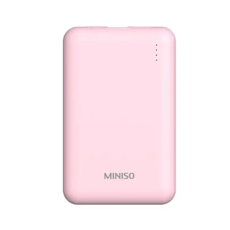 Miniso — 10000mAh Ultra-thin Power Bank(Pink) Model: F71