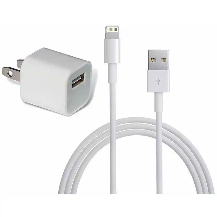 5W USB Wall Charger with Lightning Charging Cable | Fast Charging | Data Sync