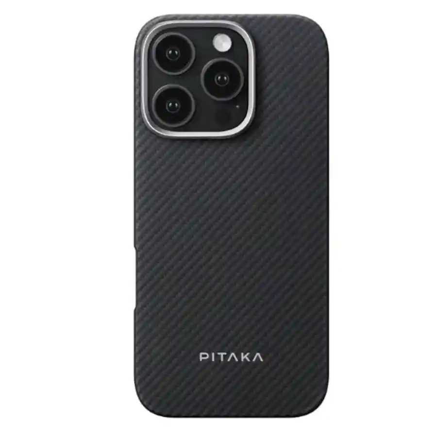 Pitaka Ultra-Slim Case for iPhone 16 Pro Max – Black/Grey