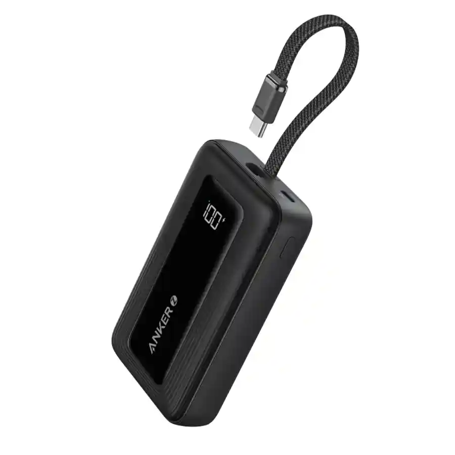 Anker Zolo Power Bank 10000mAh 30w Built-In USB-C Cable