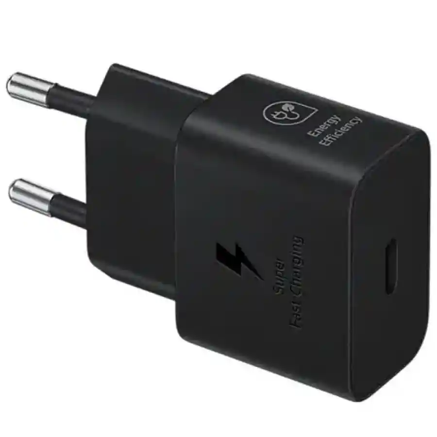 Samsung 25W Power Adapter Without Cable 2 Pin EU Plug New Version