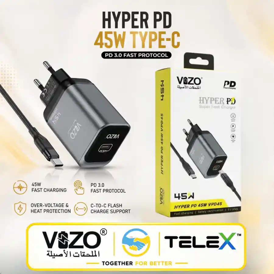 Vizo Hyper 45W PD Super Fast charger