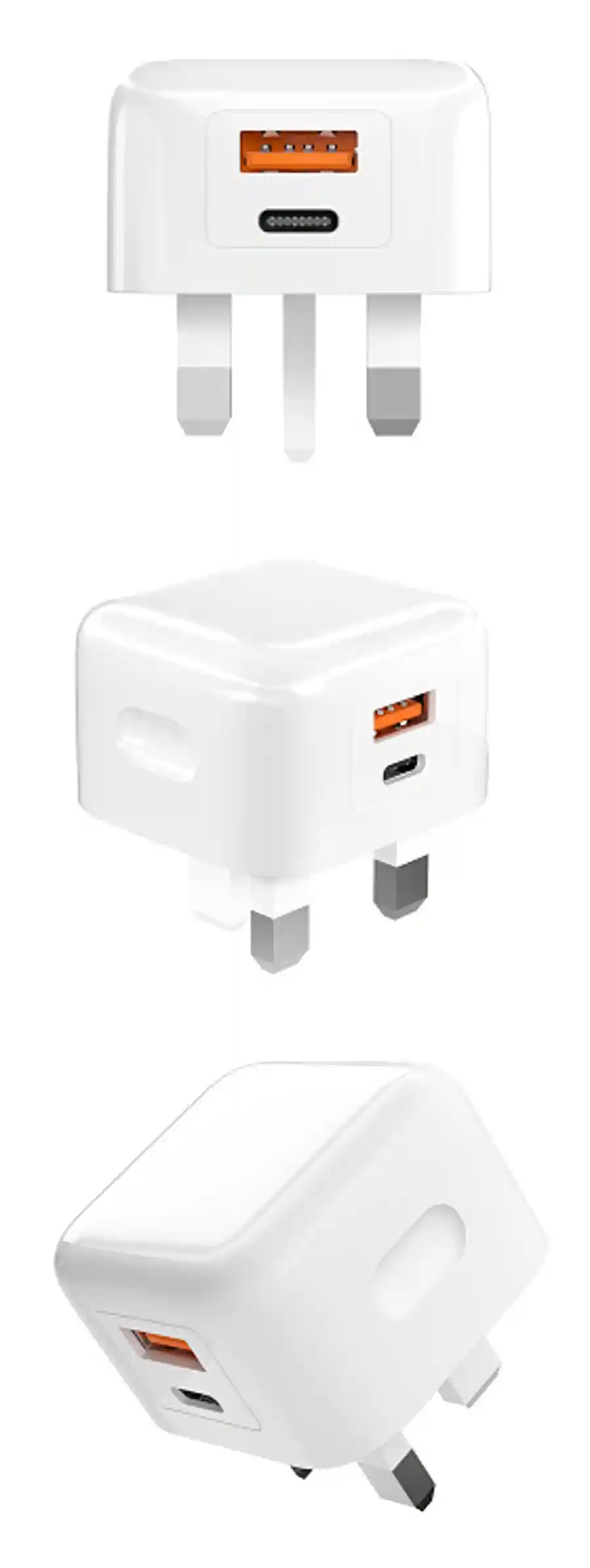 Miniso — 20W A+C Fast Charger (UK) Model: ST750(White)