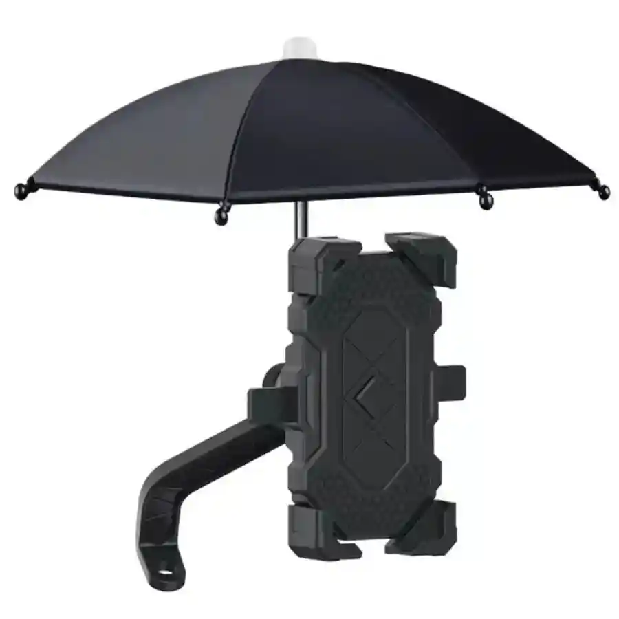 Motorcycle Bicycle Umbrella Sunshade Waterproof Sunproof Phone Holder Bike |