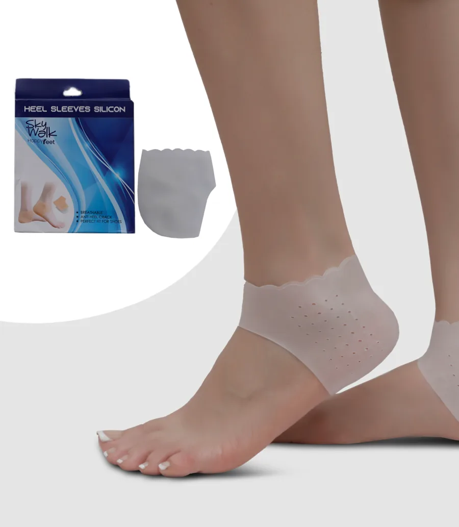 Borjan — Heel Sleeve-WHITE