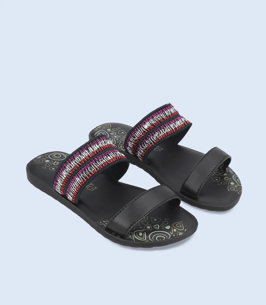 Borjan — Girl Slipper-BLACK