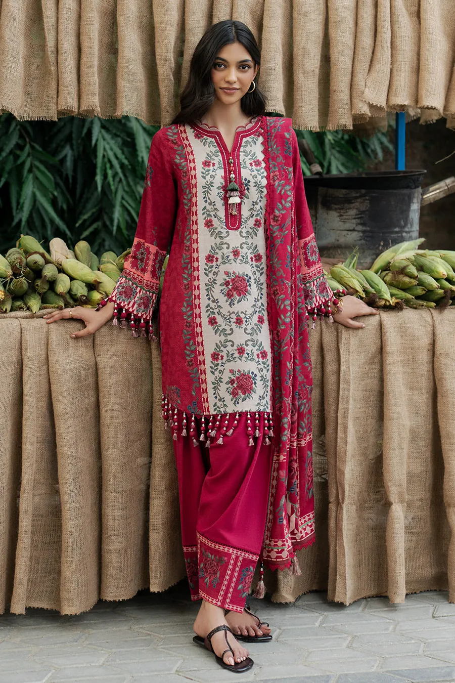 Alkaram — SHIRT, TROUSER & DUPATTA