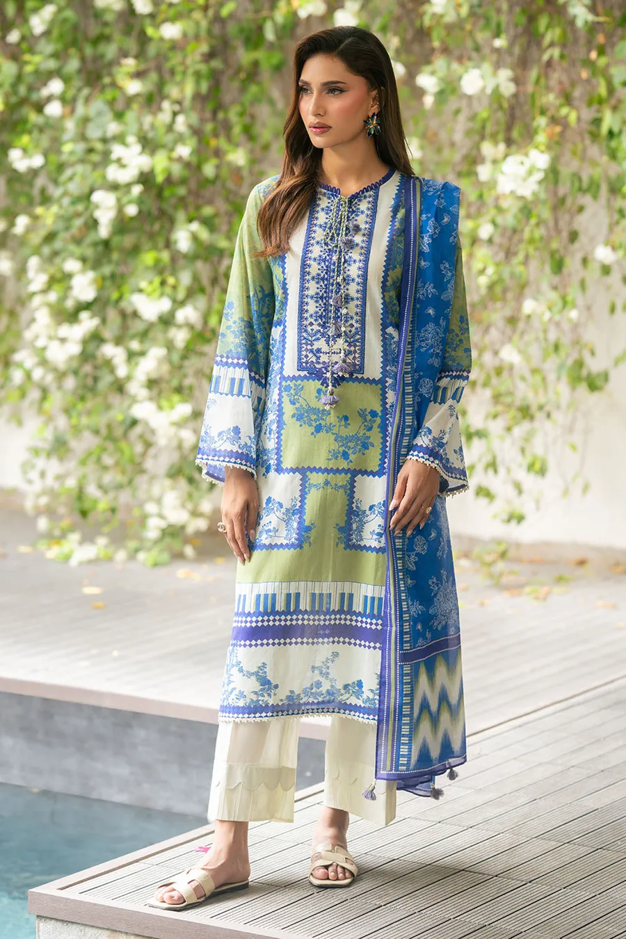Gul Ahmed — 3 Piece Printed Cotton Suit