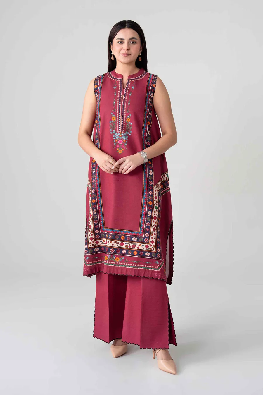 Nishat Linen — 2 Piece - Digital Printed Suit - U2ST-NISHA26WV1-45
