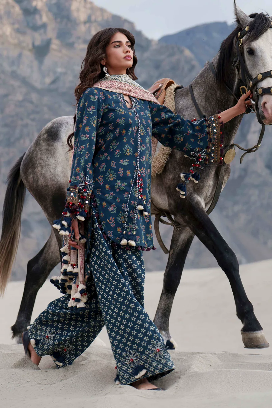 Nishat Linen — 3 Piece - Printed Suit - U3P-NISHA26WV1-101