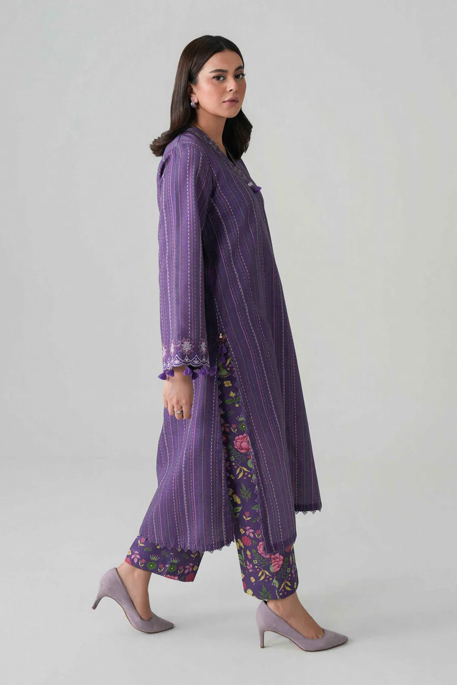 Nishat Linen — 2 Piece - Printed Embroidered Suit - U2STE-NISHA26WV1-47