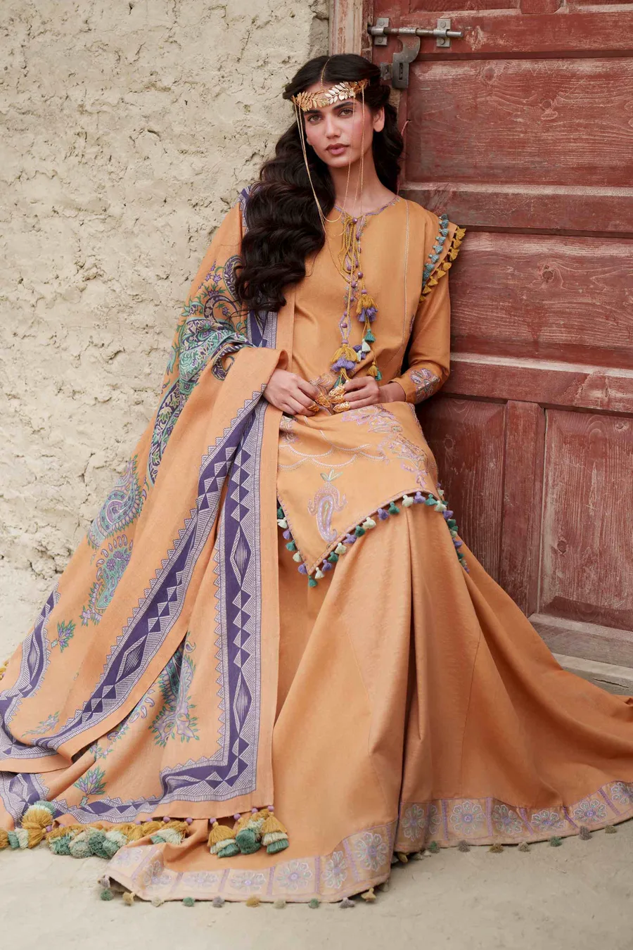 Nishat Linen — 3 Piece - Printed Embroidered Suit - U3PE-NISHA26WV1-204