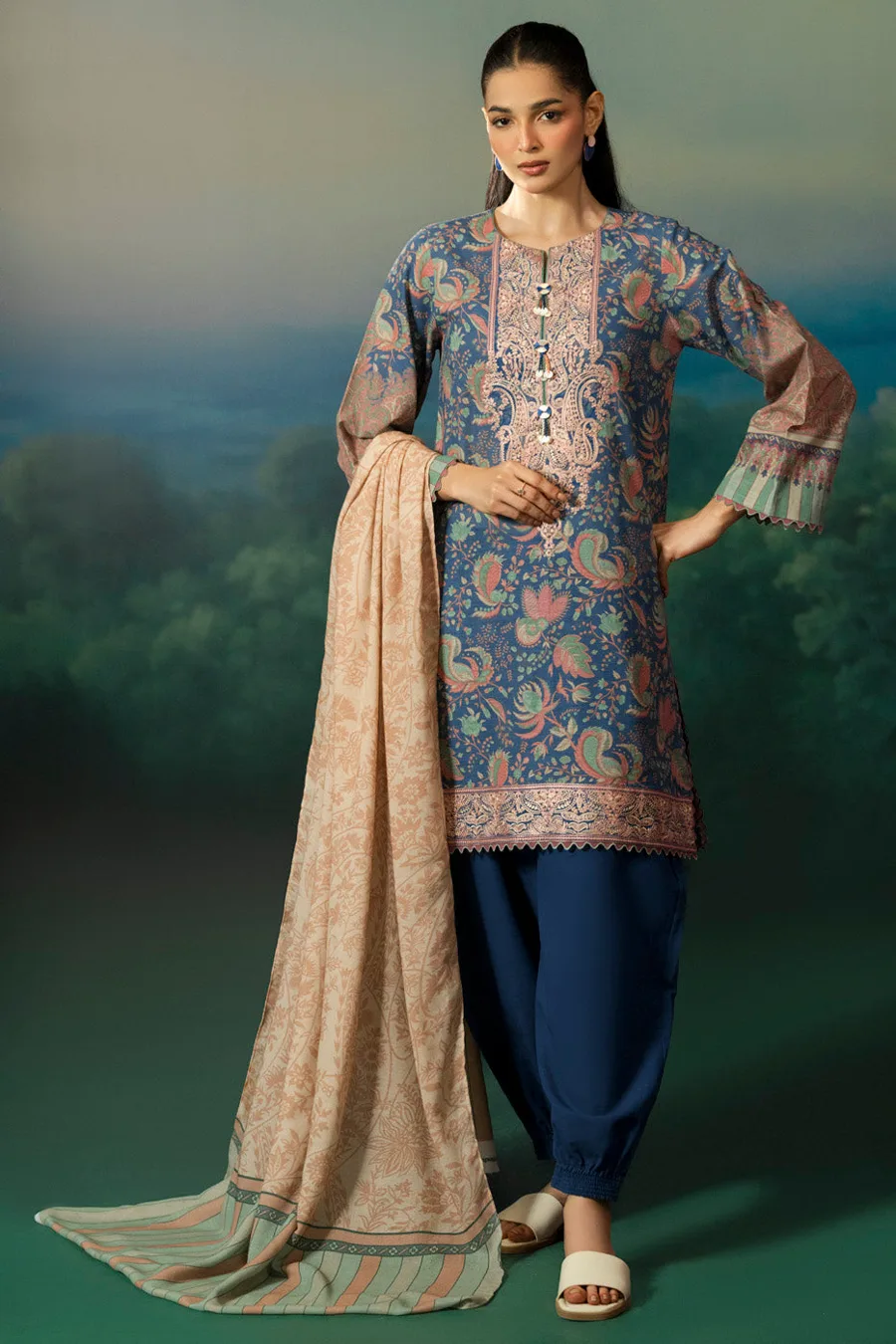 Alkaram — SHIRT, TROUSER & SHAWL