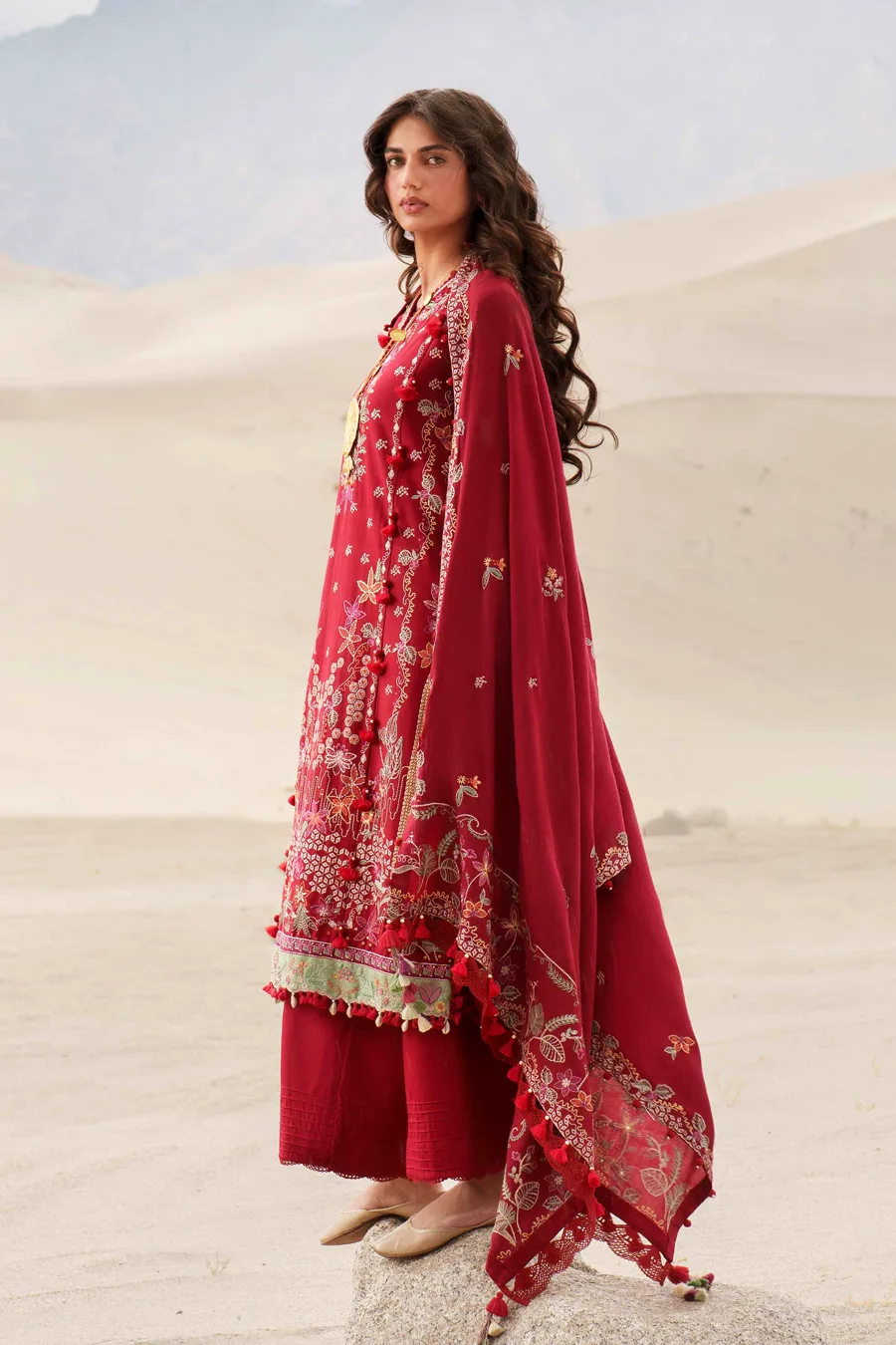 Nishat Linen — 3 Piece - Printed Embroidered Suit - U3PE-NISHA26WV1-178